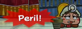 Goombella under the Peril status effect, as seen in Paper Mario: The Thousand-Year Door (Nintendo Switch).