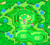 Hole 3 of the Star Marion Course from Mario Golf: Advance Tour