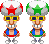 Sprite of the Starshade Bros. from Mario & Luigi: Superstar Saga + Bowser's Minions