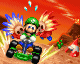 Mario Kart: Super Circuit (with Luigi, Japanese version)