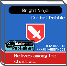 The shelf cover of one of Dribble's comics from WarioWare: D.I.Y. Showcase.