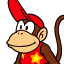 Sprite of Diddy Kong from Mario Party: Star Rush