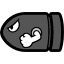 Sprite of a Bullet Bill item from Mario Golf: World Tour.