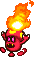 Sprite piece of a Blazing Shroob from Mario & Luigi: Partners in Time