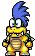 Unused animation of Larry Koopa in Super Princess Peach
