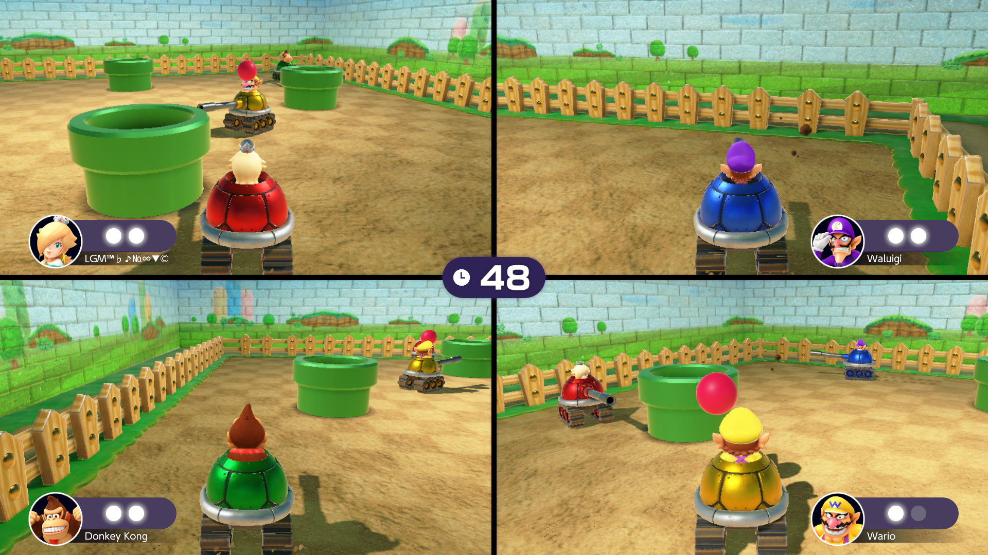 Tread Carefully Shoot the rival tanks! Get hit twice, and you're out.