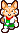 Unused sprite of Fox McCloud from Mario & Luigi: Superstar Saga