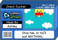 The shelf cover for one of Ashley's microgames in WarioWare: D.I.Y.