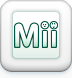 The home menu icon for the Mii Maker application for the Nintendo 3DS.