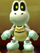 Mega Dry Bones as viewed in the Character Museum from Mario Party: Star Rush