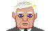 The sprite of Mayor Ima Worrywart in Mario is Missing! Macintosh version.