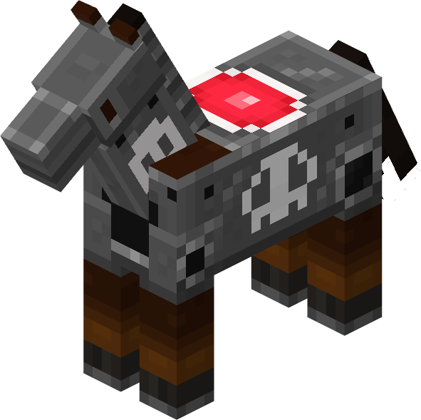 File:Minecraft Mario Mash-Up Horse Darkbrown Iron Render.png