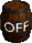 Sprite of an off ON/OFF Barrel in Donkey Kong Country.