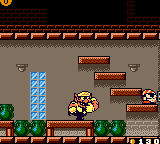Wario Land II gameplay of Turn off the alarm clock! (on Game Boy Color); compare with Game Boy and pre-release.