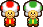 Sprites of Gramma Red and Gramma Green, from Mario & Luigi: Partners in Time.