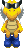 Sprite of a Blue Paratroopa from Mario & Luigi: Bowser's Inside Story + Bowser Jr.'s Journey