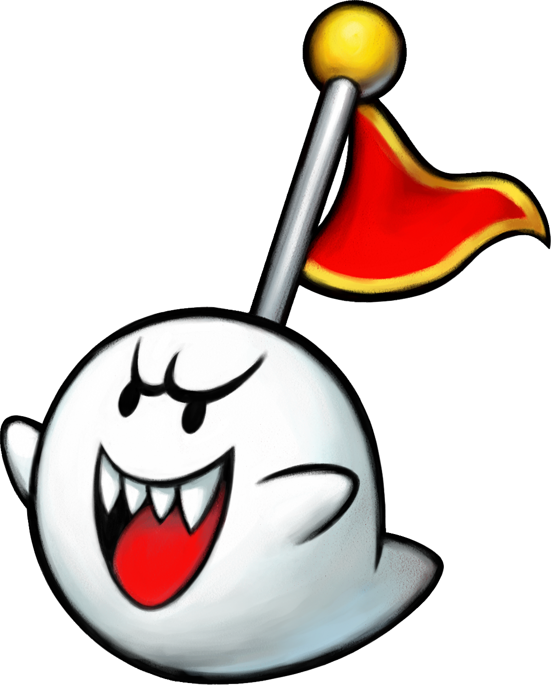 File:MLSS+BM Art - Captain Boo.png - Super Mario Wiki, the Mario ...