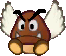 A Paragoomba from Paper Mario: Sticker Star