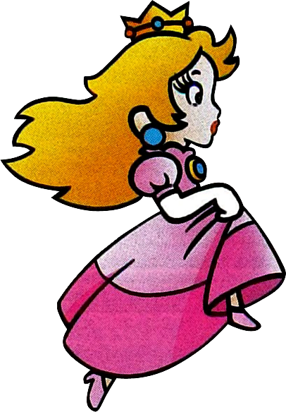 File:SMB2 Peach Running Artwork.png