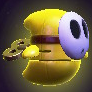 A yellow Polterguy in Mario vs. Donkey Kong (Nintendo Switch)