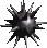 Sprite of a spiked kannonball from Donkey Kong Country 2: Diddy's Kong Quest