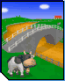 <small>N64</small> Moo Moo Farm icon, from Mario Kart DS.