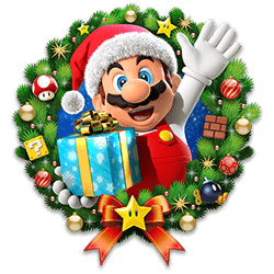 File:Mushroom Kingdom Create-A-Card holiday wreath-mario.png