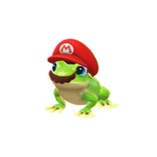 File:NSO SMO March 2022 Week 1 - Character - Mario-captured Frog.png