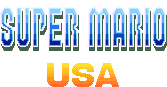 The in-game logo for Super Mario USA (Japanese)