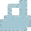 Ground (block) in Super Mario Maker 2 - Super Mario World game style, Underwater theme.