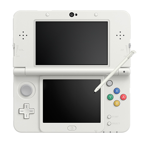 File:White New Nintendo 3DS.png