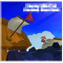 "Sorrow on the Waves" music gallery album cover in Paper Mario: Sticker Star