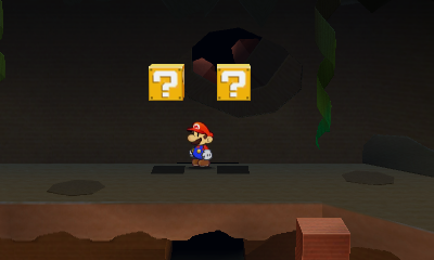 Sixth and seventh ? Blocks in Rustle Burrow of Paper Mario: Sticker Star.