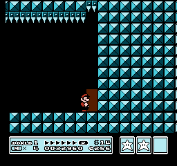 File:SMB3 World 1-Fortress Spiked Ceiling Screenshot.png