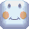 Sprite of a Message Block from Super Smash Bros.