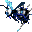 Sprite of a silver Zinger from Donkey Kong Country for Game Boy Advance