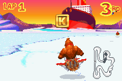 Screenshot of a letter in Diddy Kong Pilot's 2003 build