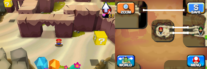 Blocks 39 and 40 in Dozing Sands of Mario & Luigi: Dream Team.