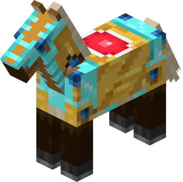 File:Minecraft Mario Mash-Up Horse Creamy Diamond Render.png