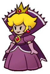 Princess Peach possessed by the Shadow Queen