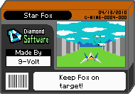 The shelf cover for one of 9-Volt's microgames in WarioWare: D.I.Y.