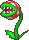 Sprite of the foreground Piranha Plant in Mario Party Advance