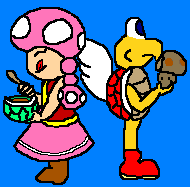 File:Toadette and Paratroopa by Mloun.png
