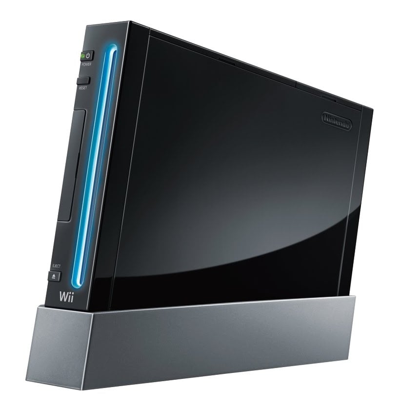 File:Black Nintendo Wii.jpg - Super Mario Wiki, the Mario encyclopedia