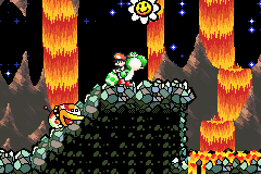 Flower 4: After a sloping area full of Fangs and Tap-Taps.