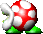 Sprite of a Piranha Sprout in Yoshi's Story
