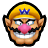 A face icon for Wario, from Mario Sports Mix.