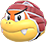 Head of a red Boom Boom in the Wii U version of Mario & Sonic at the Rio 2016 Olympic Games.