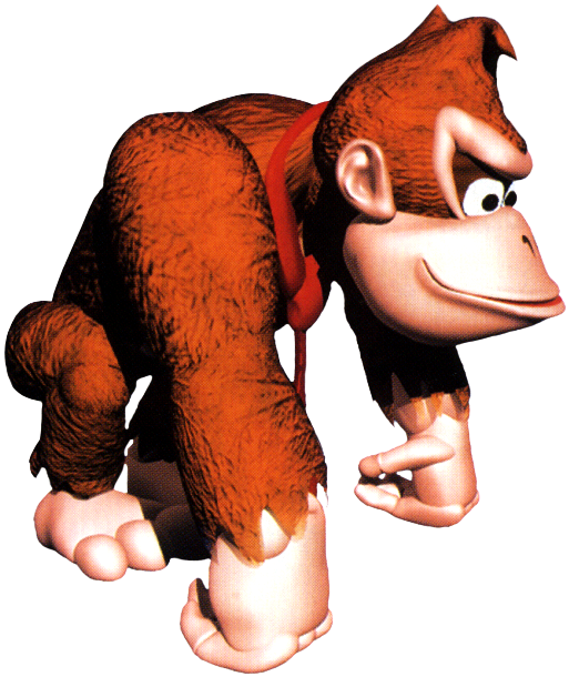 File:DK facing right DKC art.png - Super Mario Wiki, the Mario encyclopedia