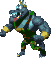 Sprite of a blue Krusha in Donkey Kong Country